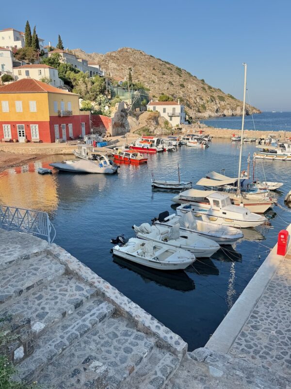 PlanetSKI in the summer, Hydra in Greece. Image © PlanetSKI